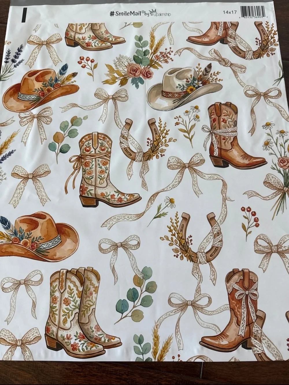 20 Pack - 14x17” XL Cute Cow Girlies Poly Mailers